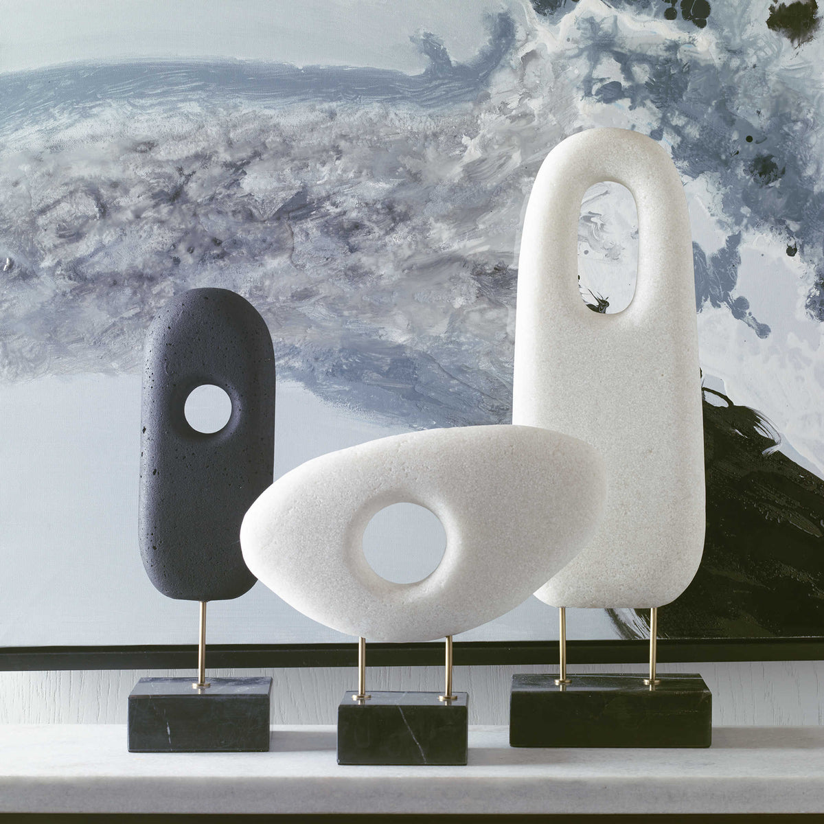 Minion Sculpture – Stone, Reclining