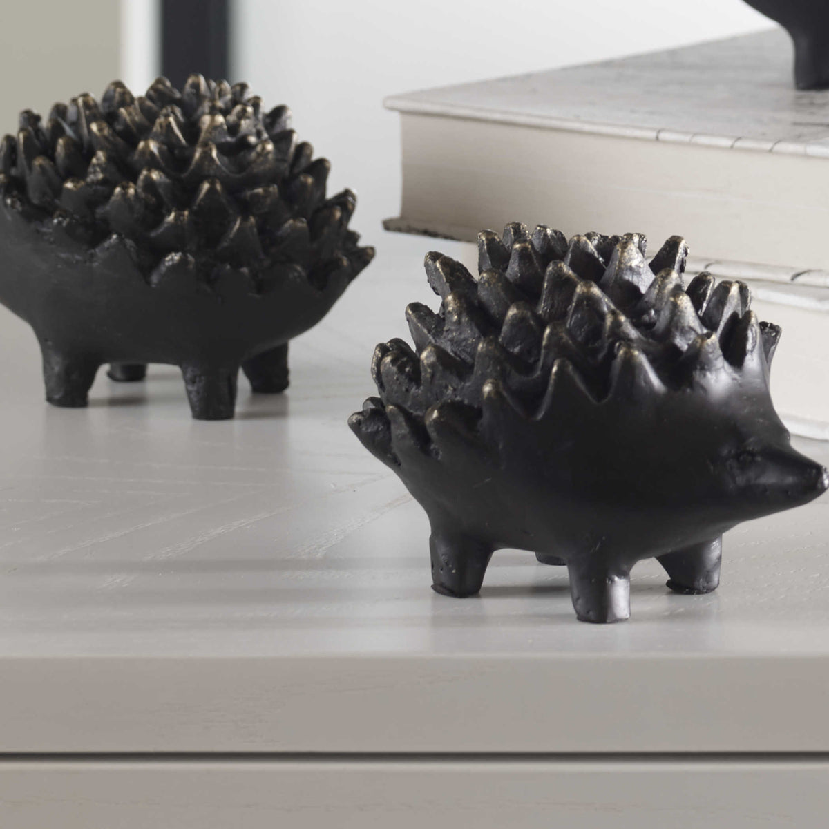 Hedging Your Bet Hedgehog Sculpture – Bronze