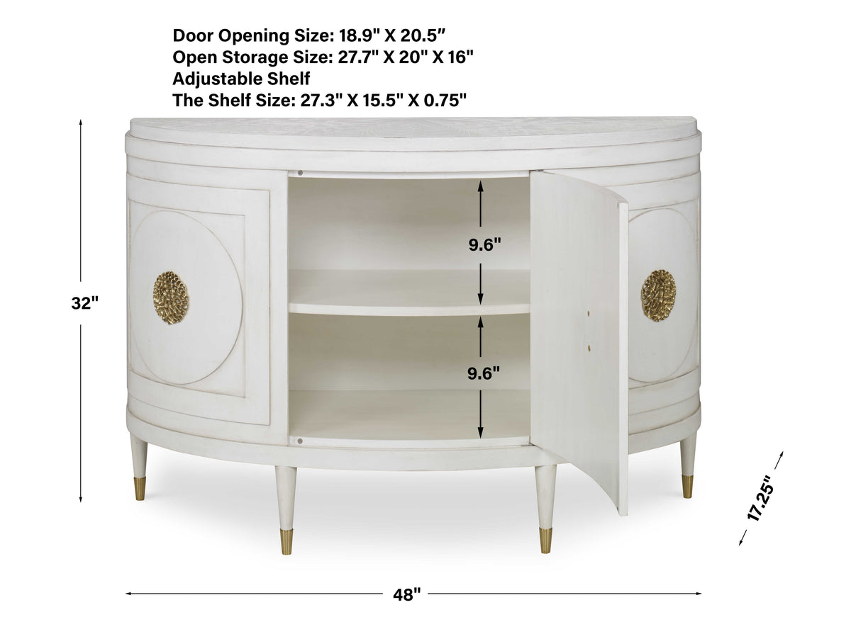 Paris Console Cabinet – White