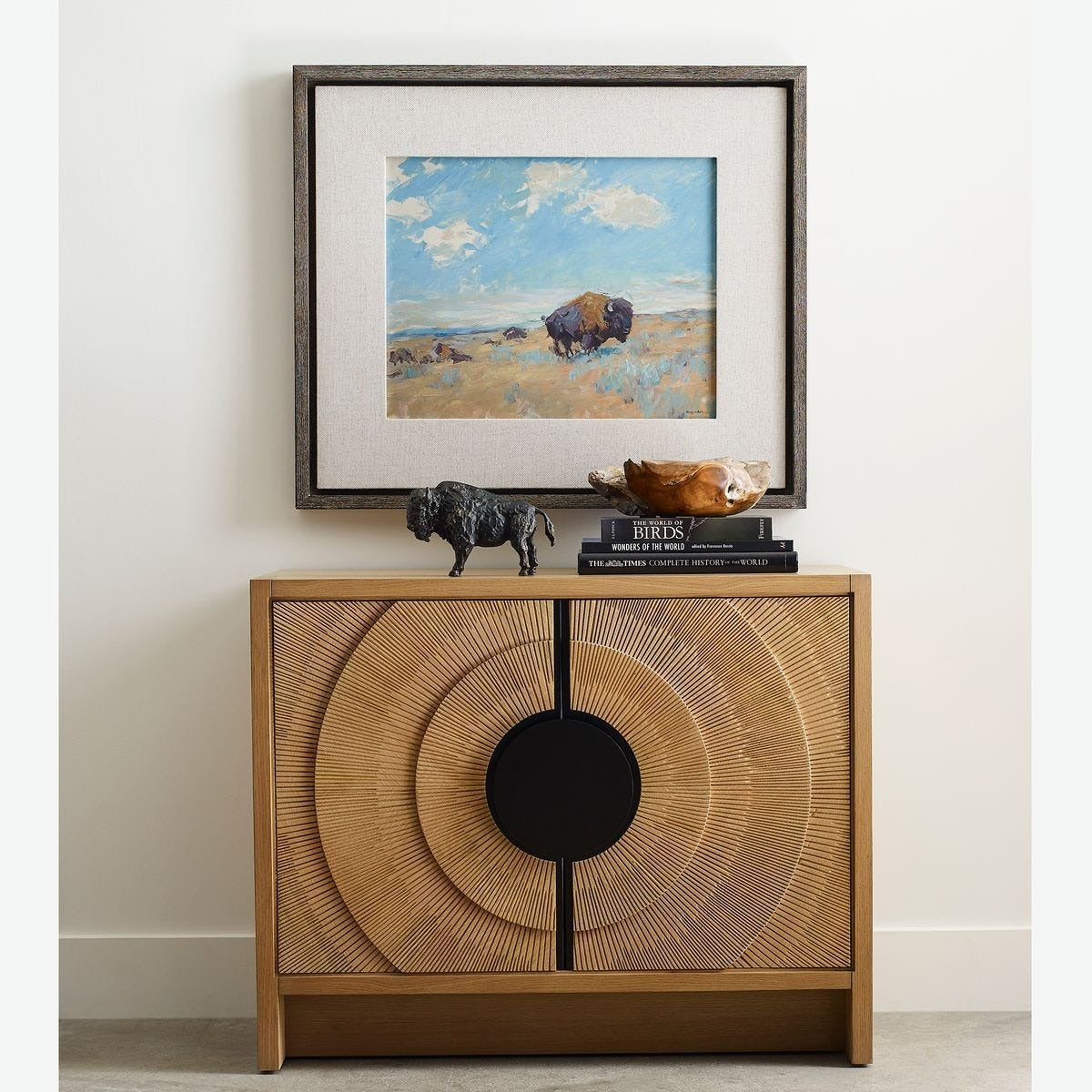 Buffalo Framed Canvas