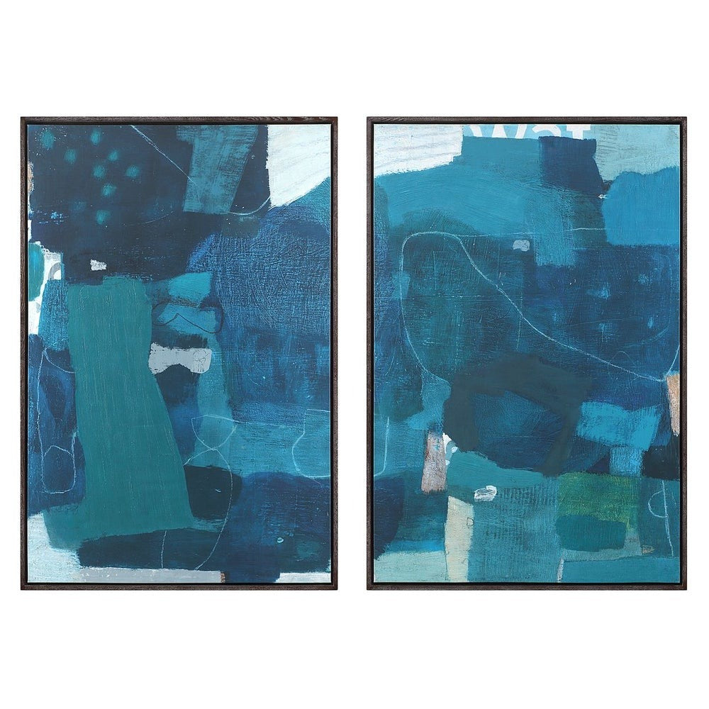 Wait Until Dusk Framed Canvas Diptych – Large, Set of 2