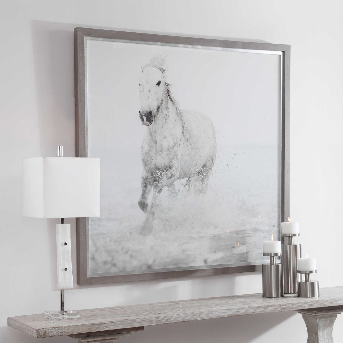 Running Free Framed Print