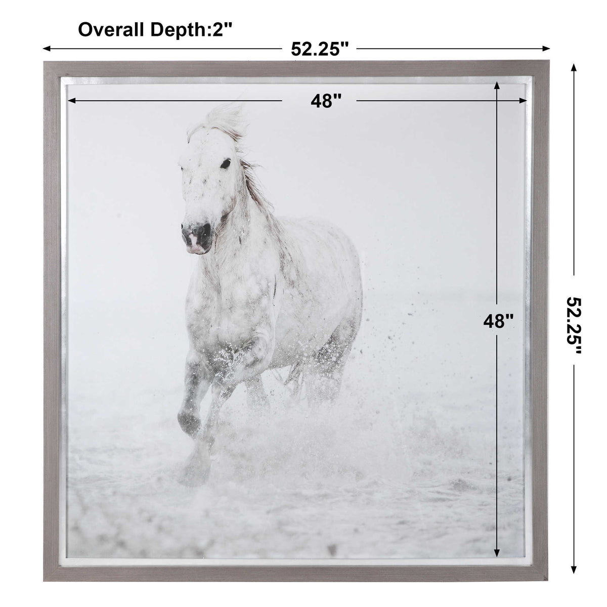 Running Free Framed Print