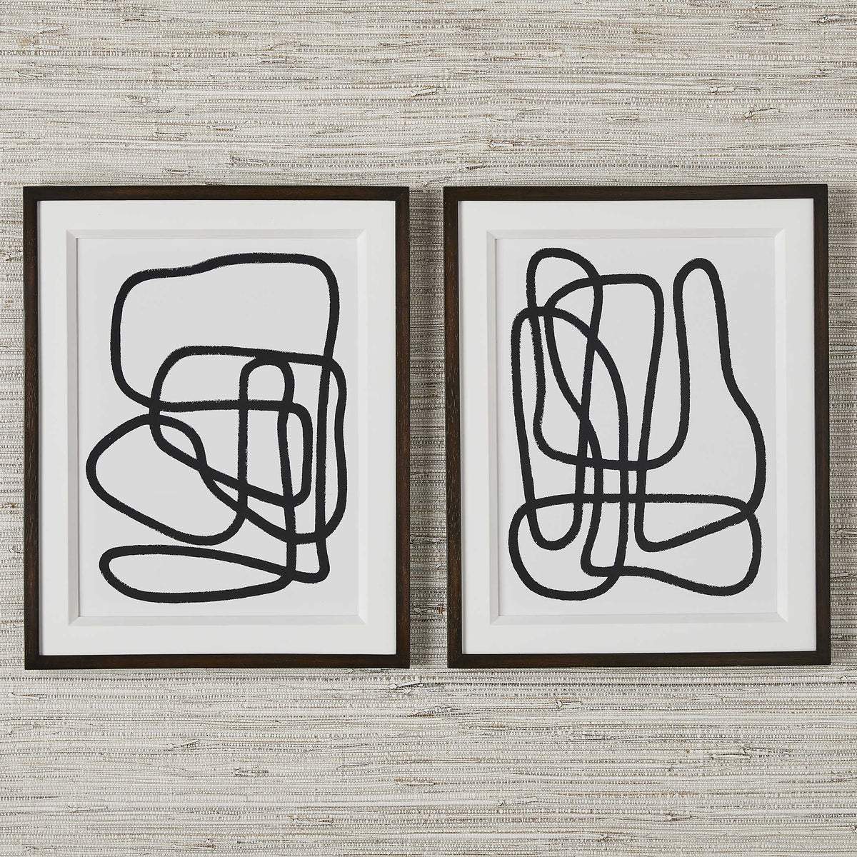 Entangle Framed Prints – Set of 2