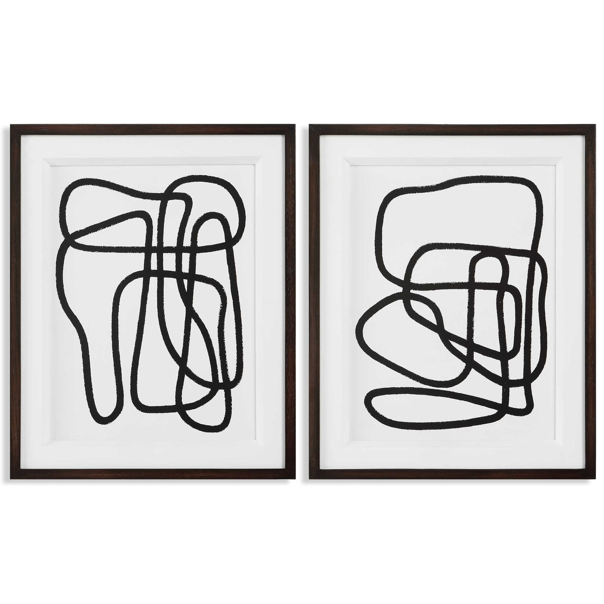 Entangle Framed Prints – Set of 2