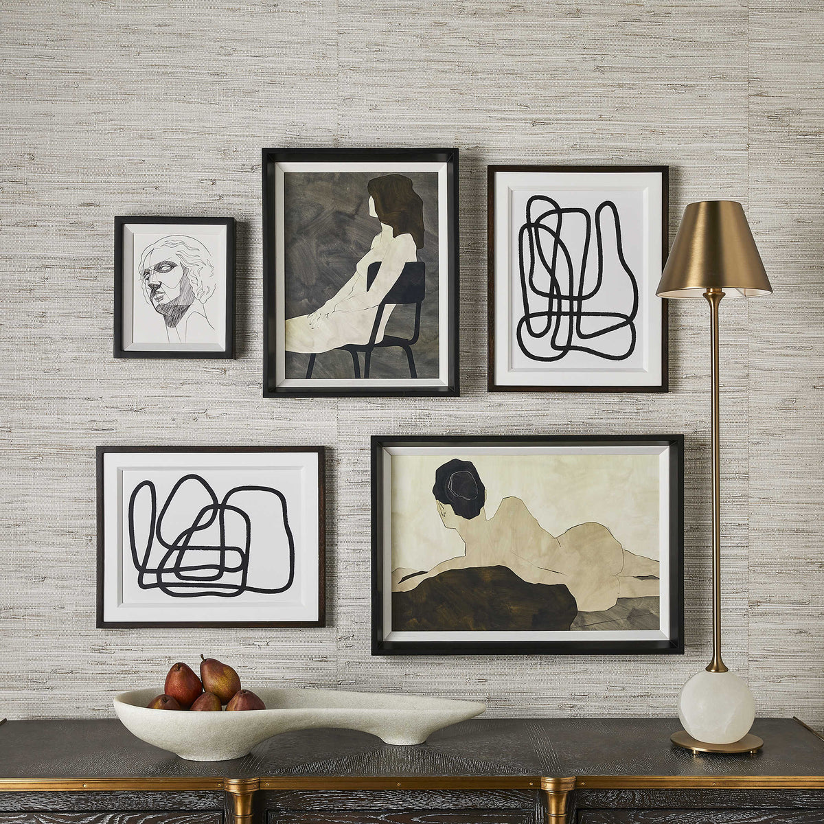 Entangle Framed Prints – Set of 2