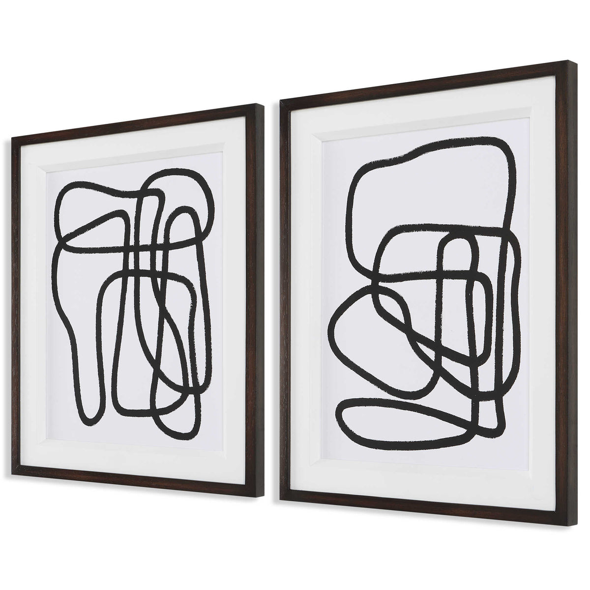 Entangle Framed Prints – Set of 2
