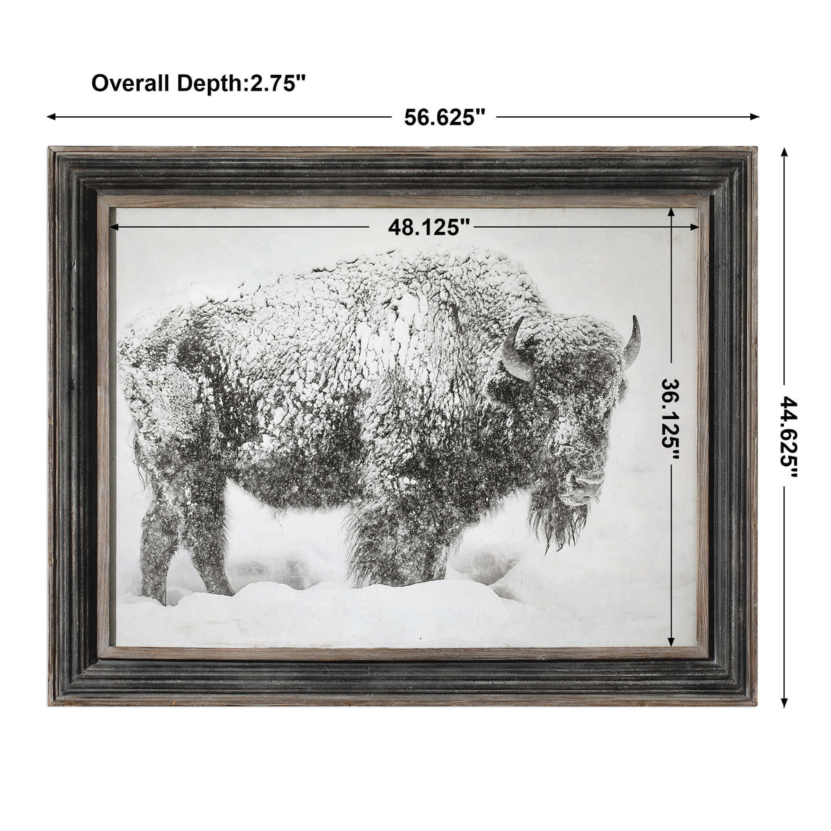 In The Storm Framed Print