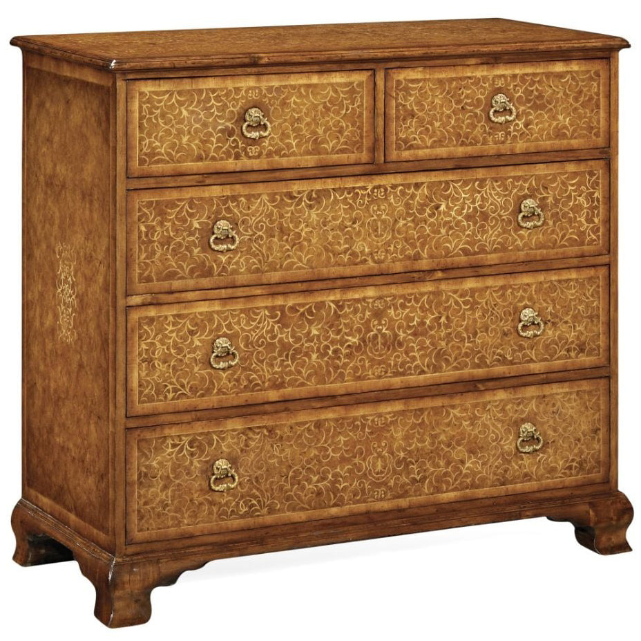 Seaweed Marquetry Chest of Drawers – Large