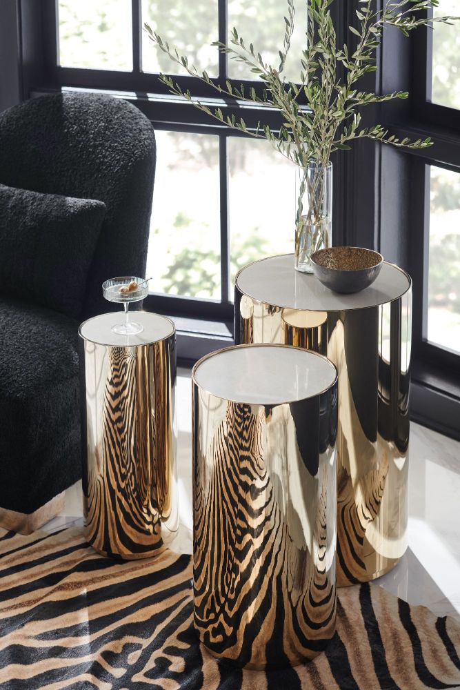 Round About Tall Side Table