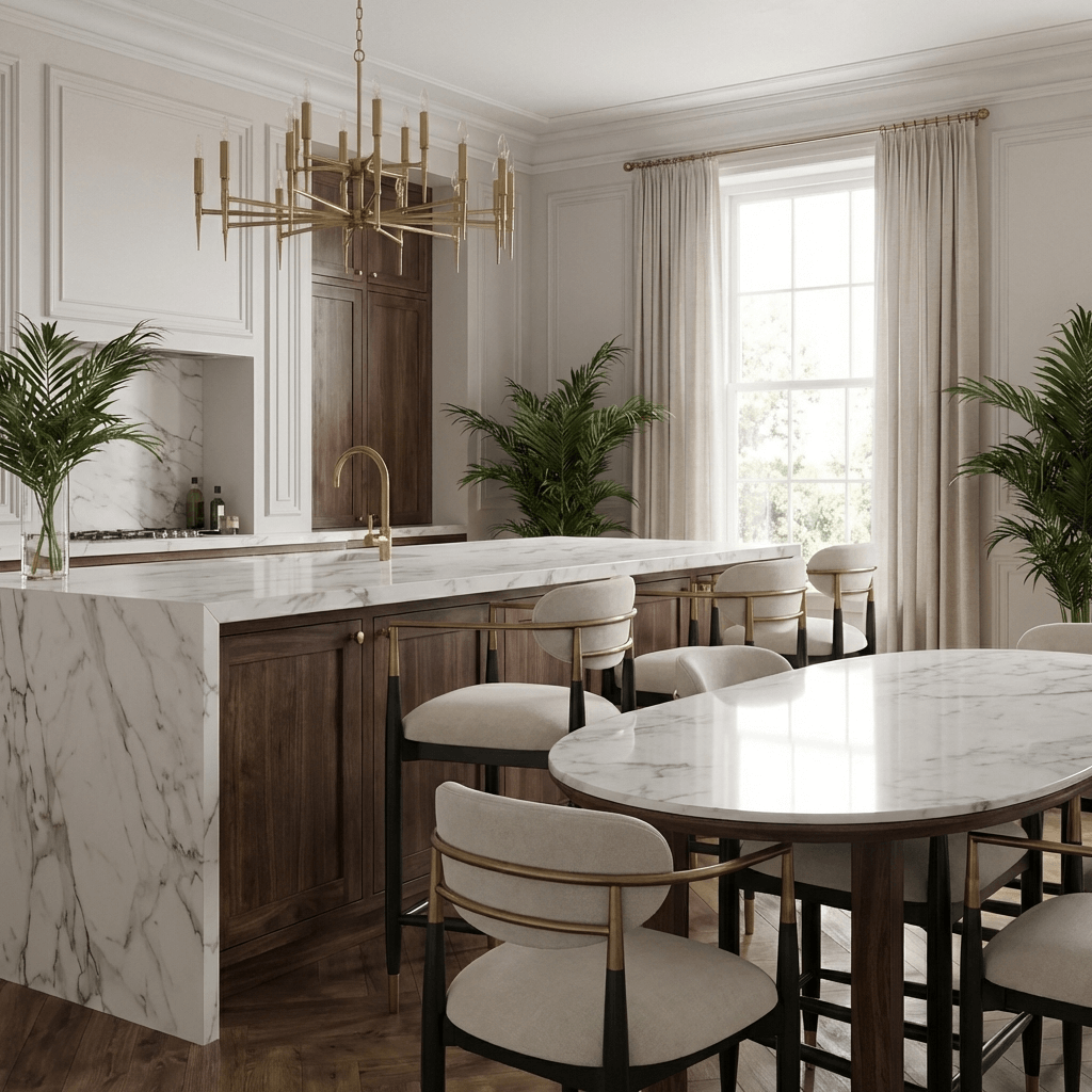 Soho Counter Stool – Ebony and Brass
