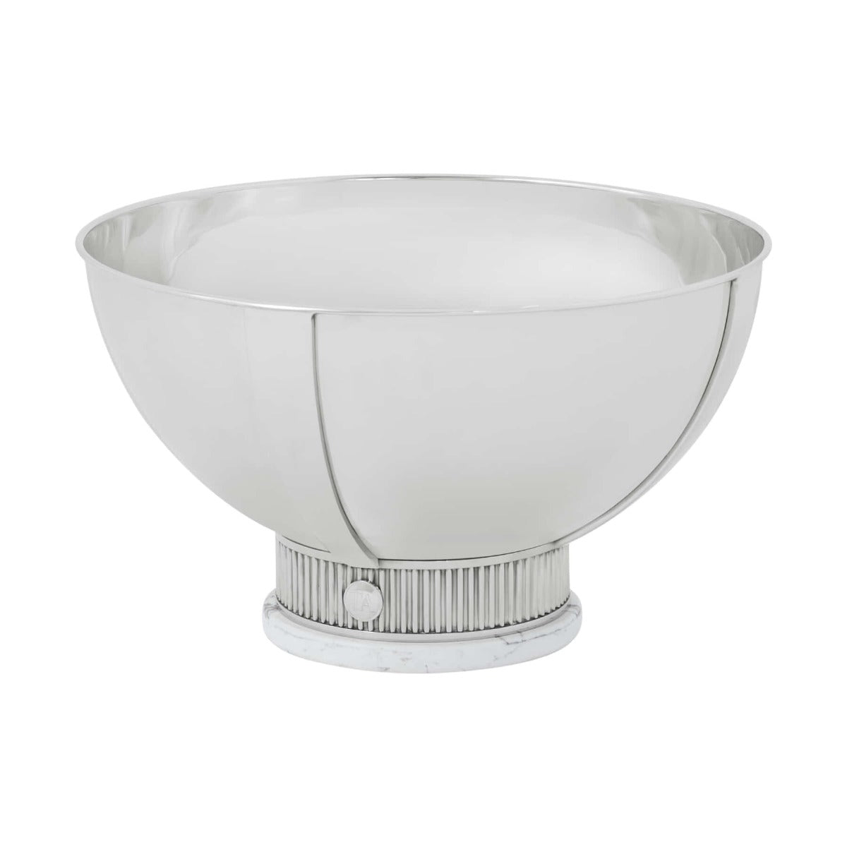 Gatsby Decorative Bowl – Nickel Plated Brass and Quartz