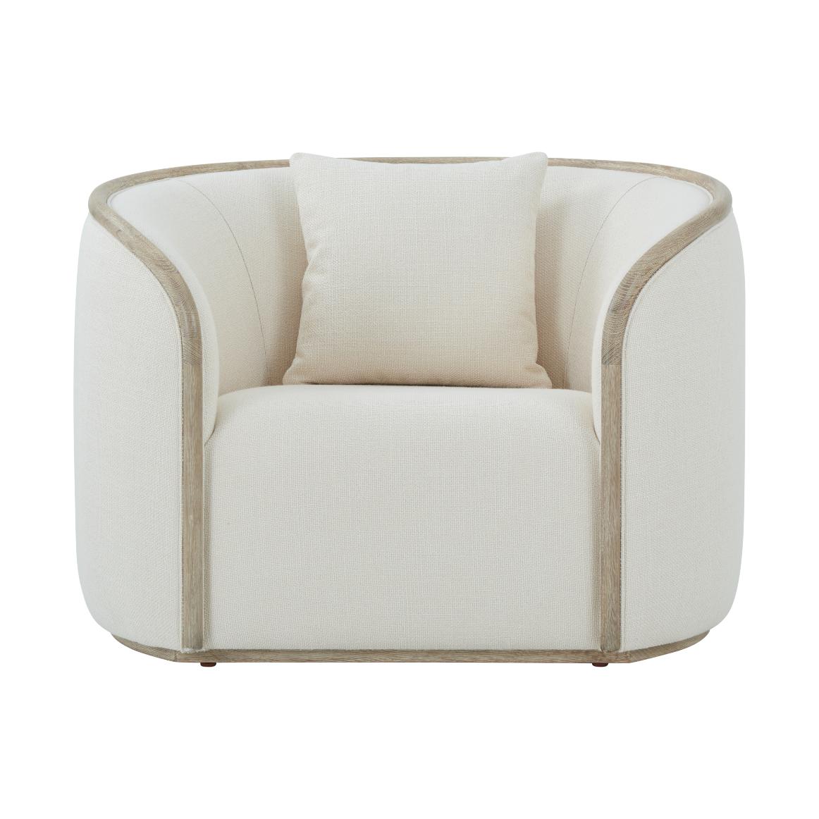 Repose Upholstered Club Chair – Grey Oak