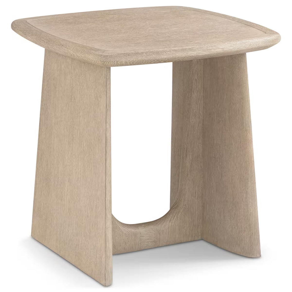 Repose Square Side Table – Grey Oak