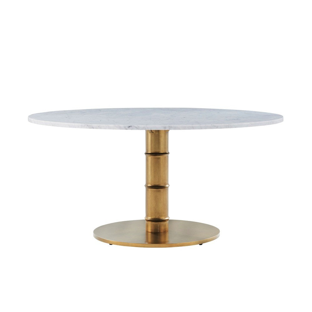 Kesden Round Dining Table – 152 cm Bronze