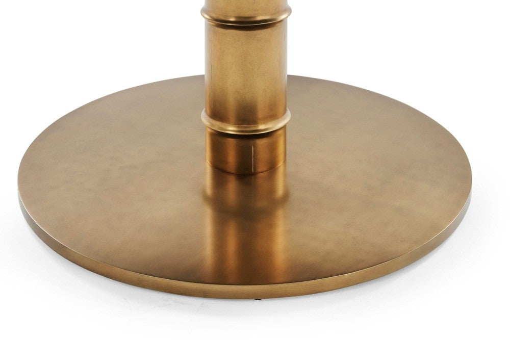 Kesden Round Dining Table – 152 cm Bronze