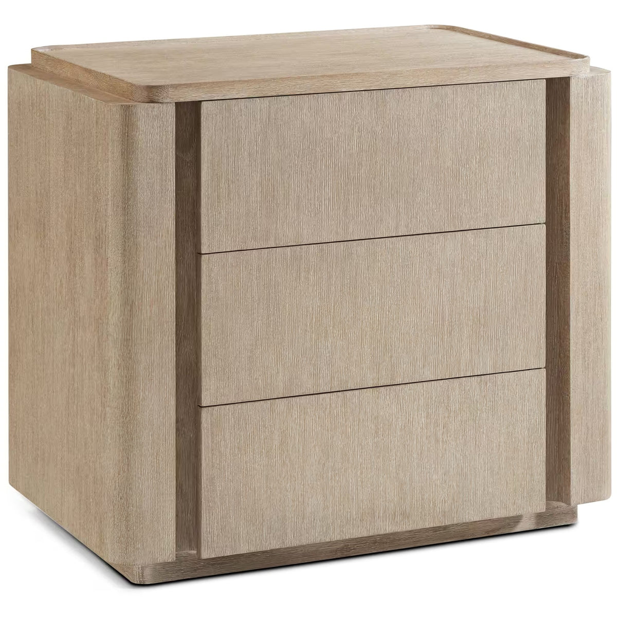 Repose Closed Bedside Table – Grey Oak