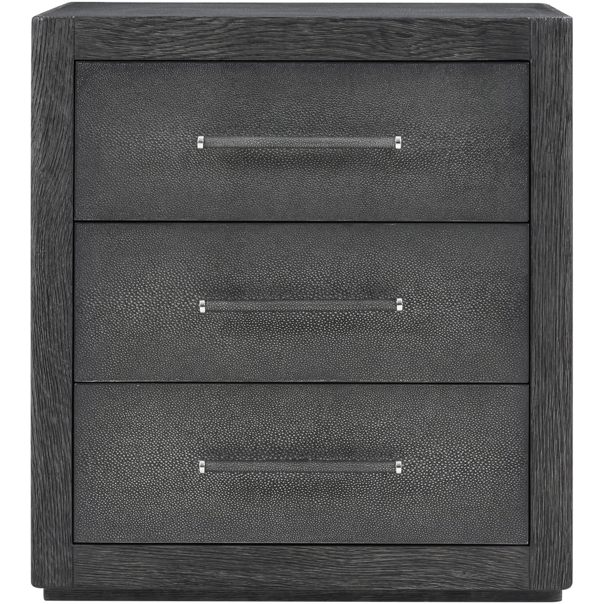 Maxwell 3-Drawer Bedside Table – Dark