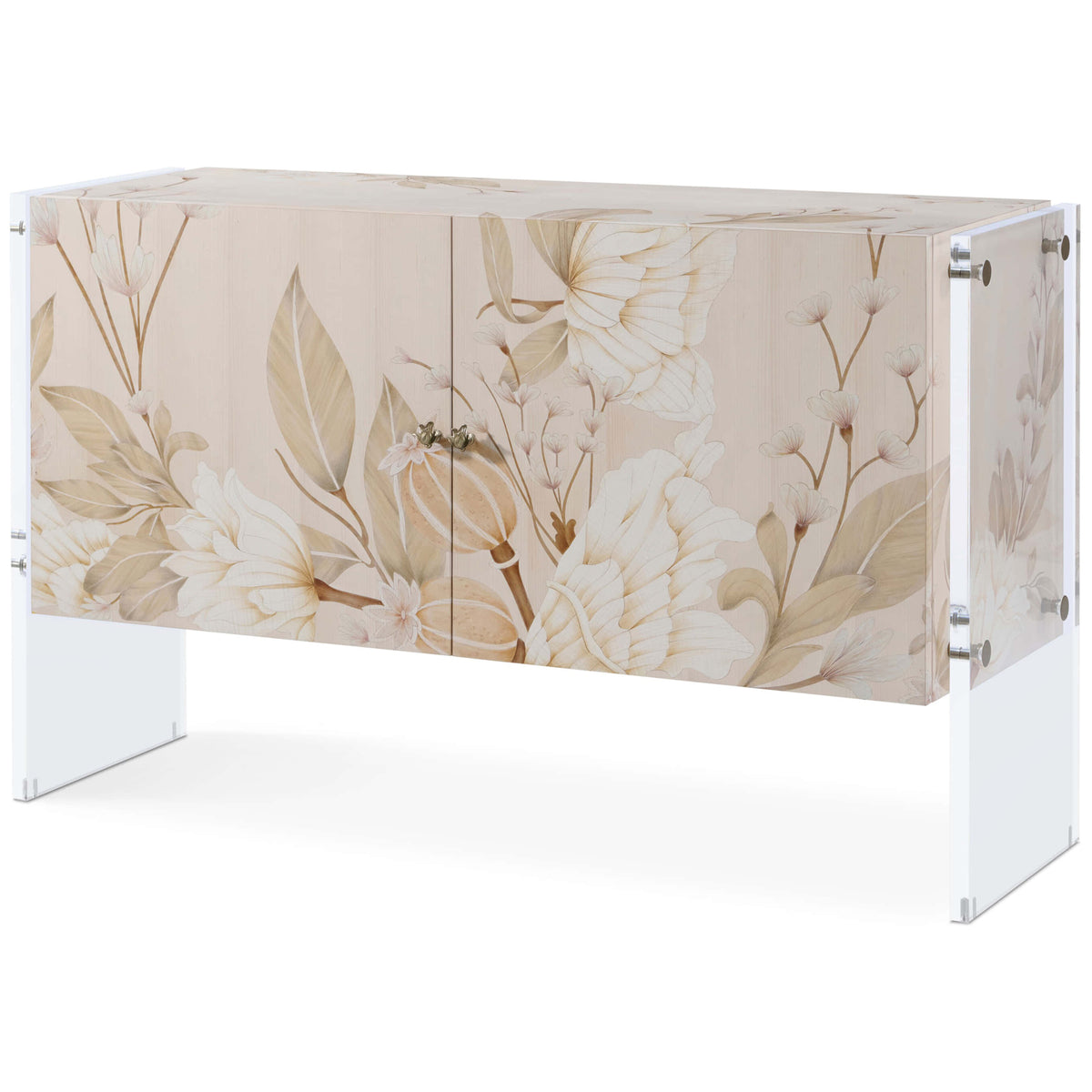 Bouquet 2 Door Cabinet – Buttercream