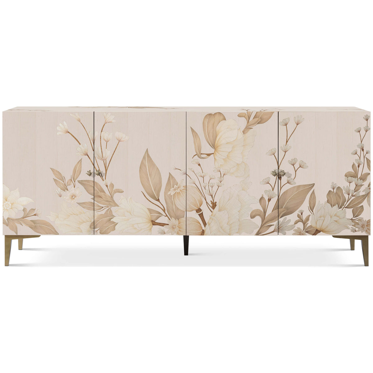 Bouquet 4 Door Sideboard – Buttercream