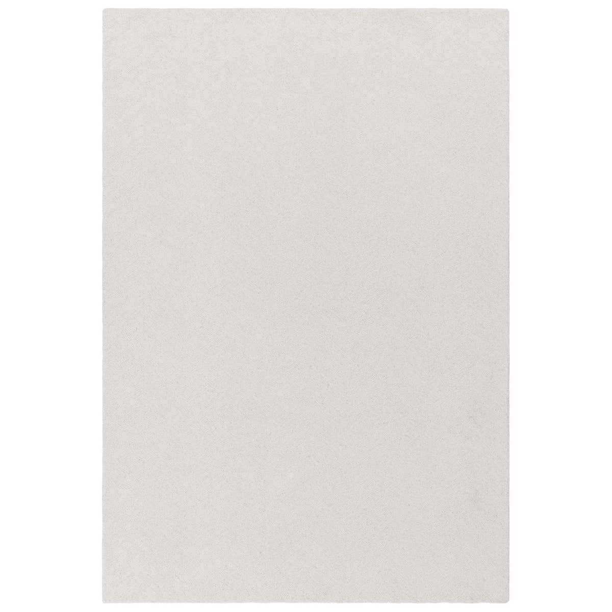 Theodore Chevron Ivory wool rug shown on a white background