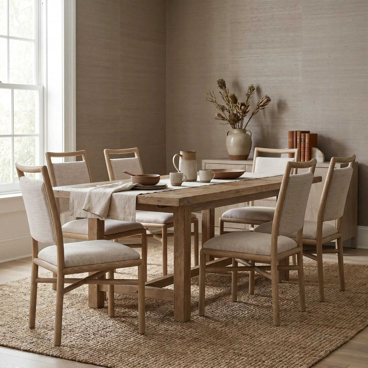 Montauk Upholstered Dining Side Chair – Light