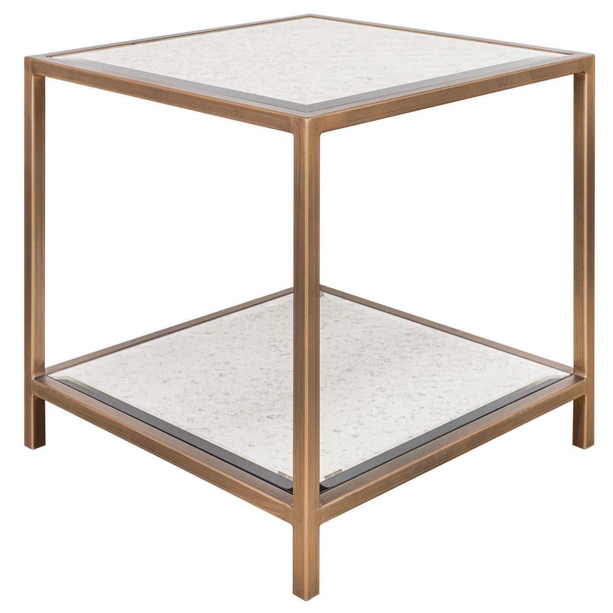 Upton Side Table – Antique Brass