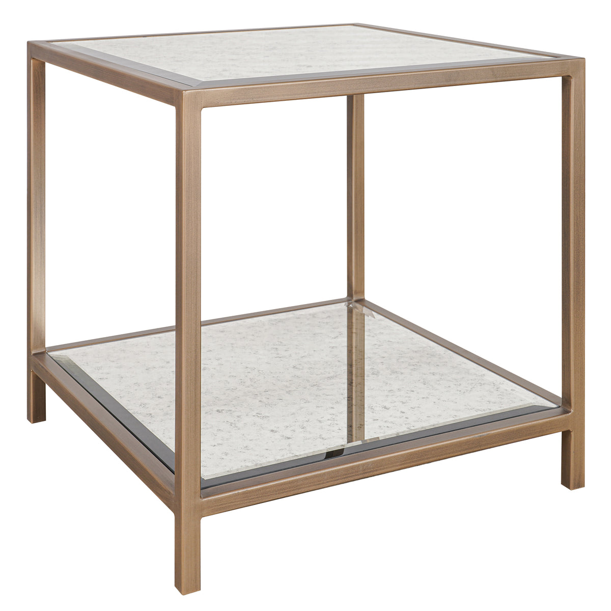 Upton Side Table – Antique Brass