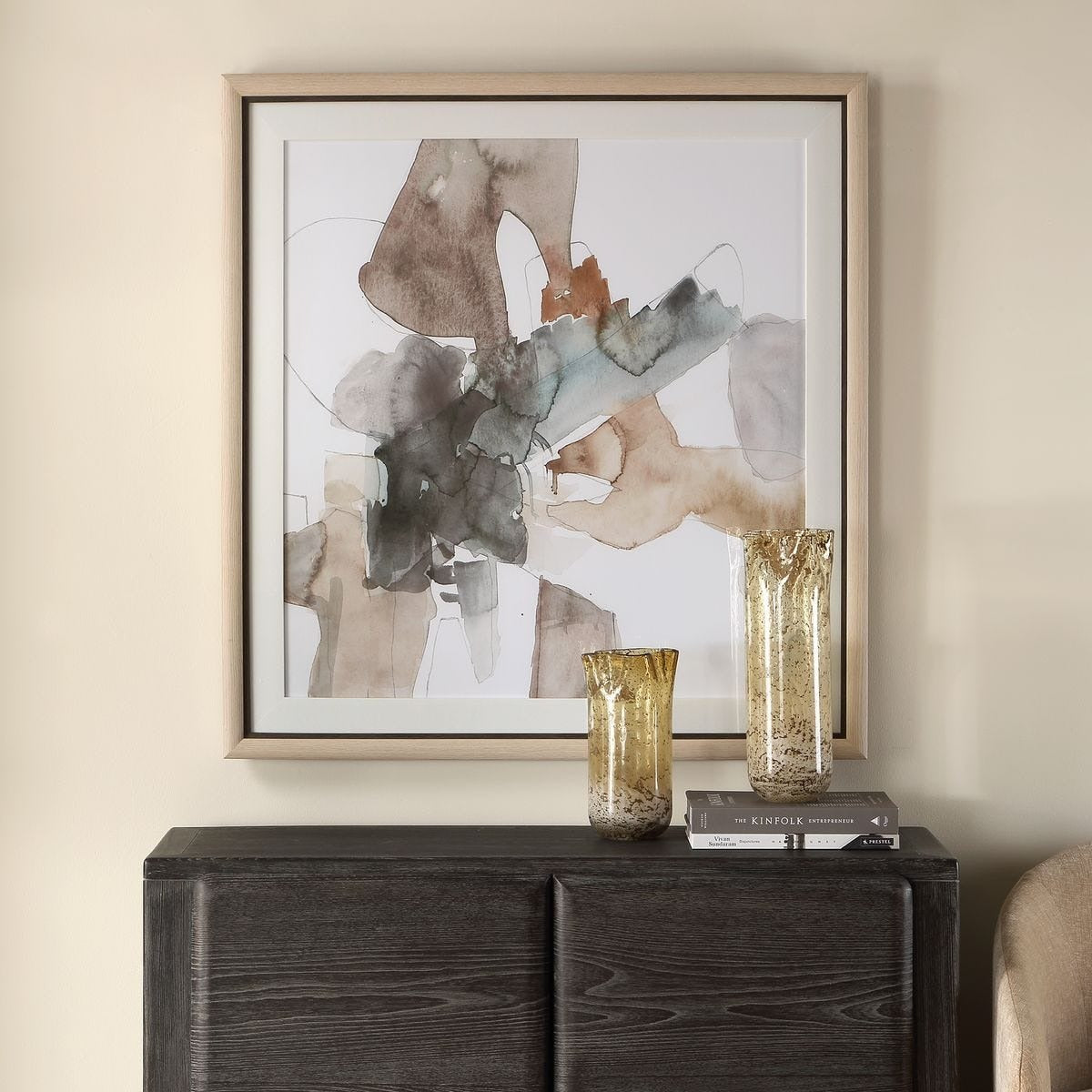 Cohesion Framed Abstract Print