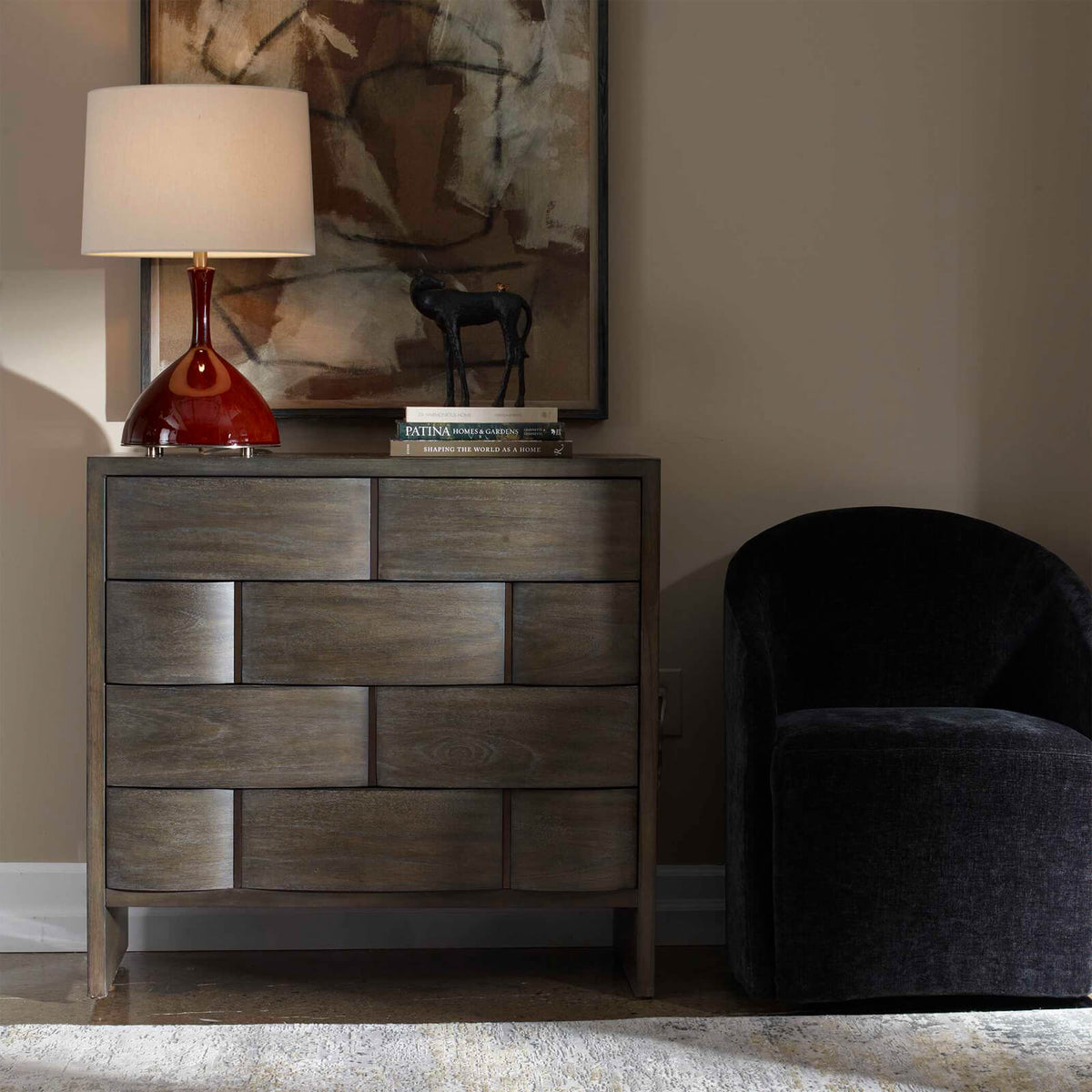 Lydon 4 Drawer Chest of Drawers – Brown