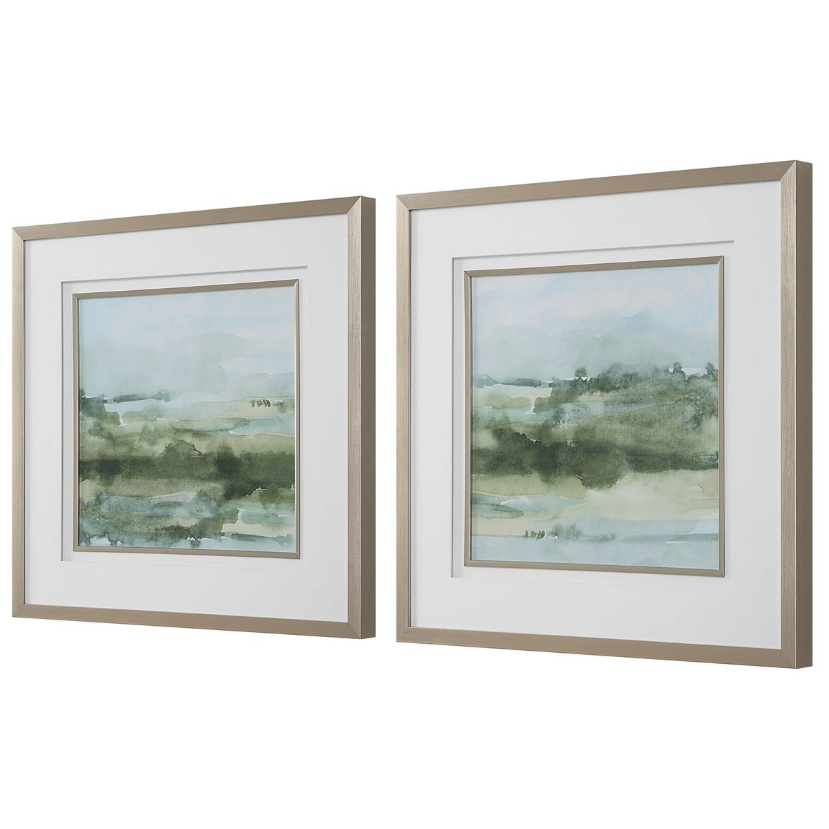 Soft Sage Framed Prints – Set of 2