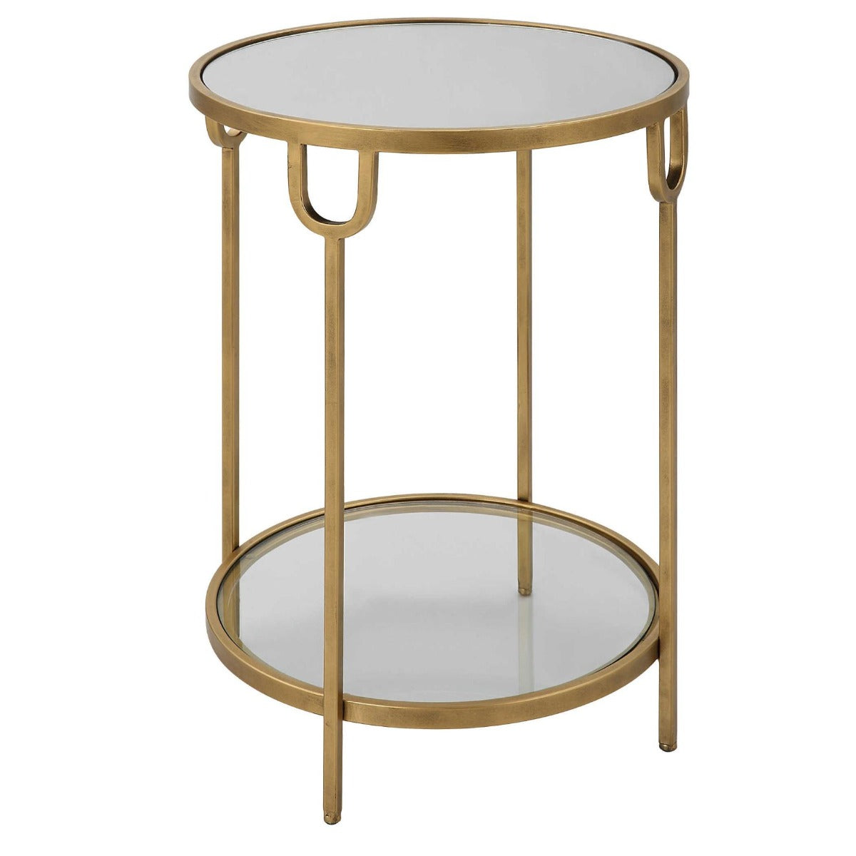 Ula Side Table – Brass