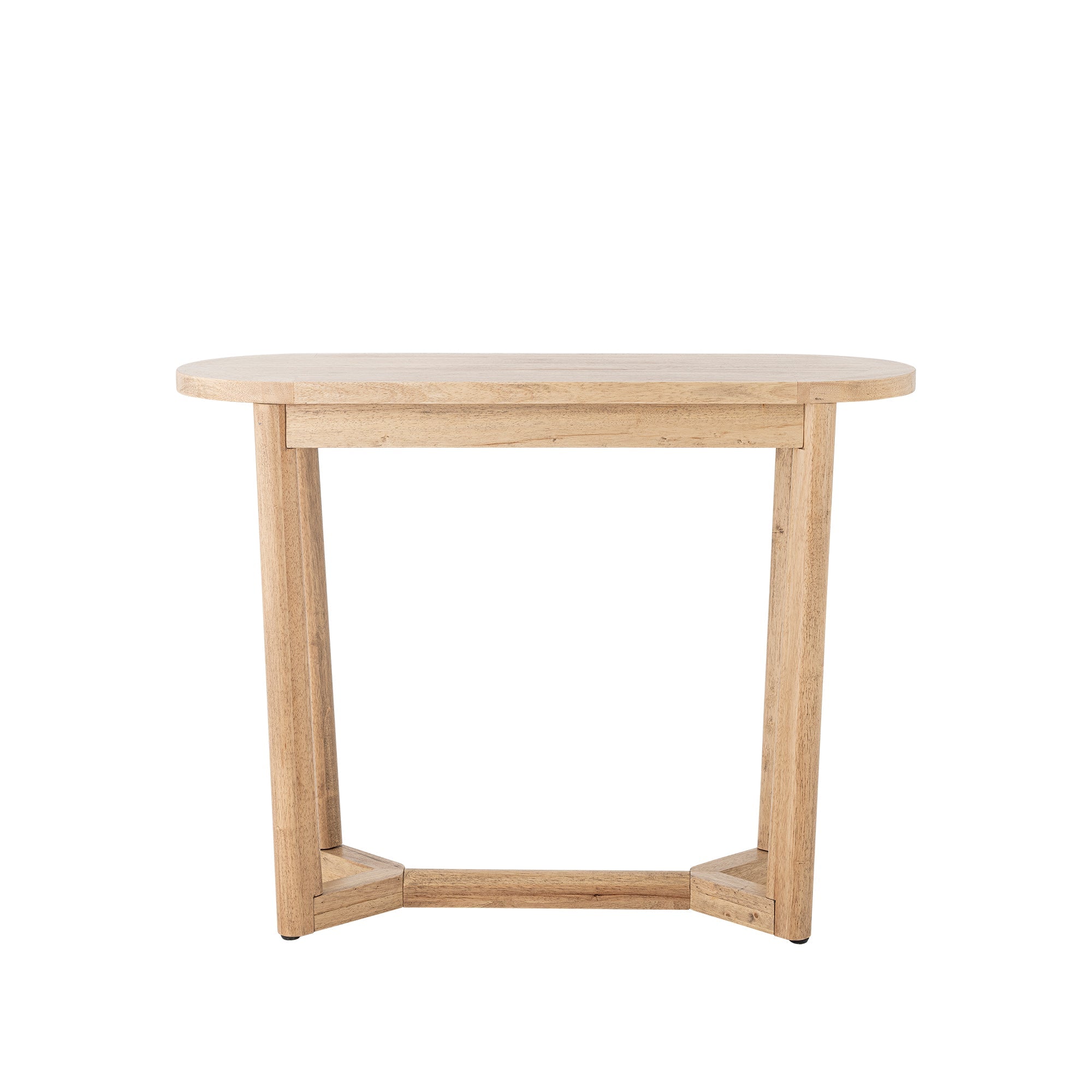 Serrone Console Table - Natural Rubberwood