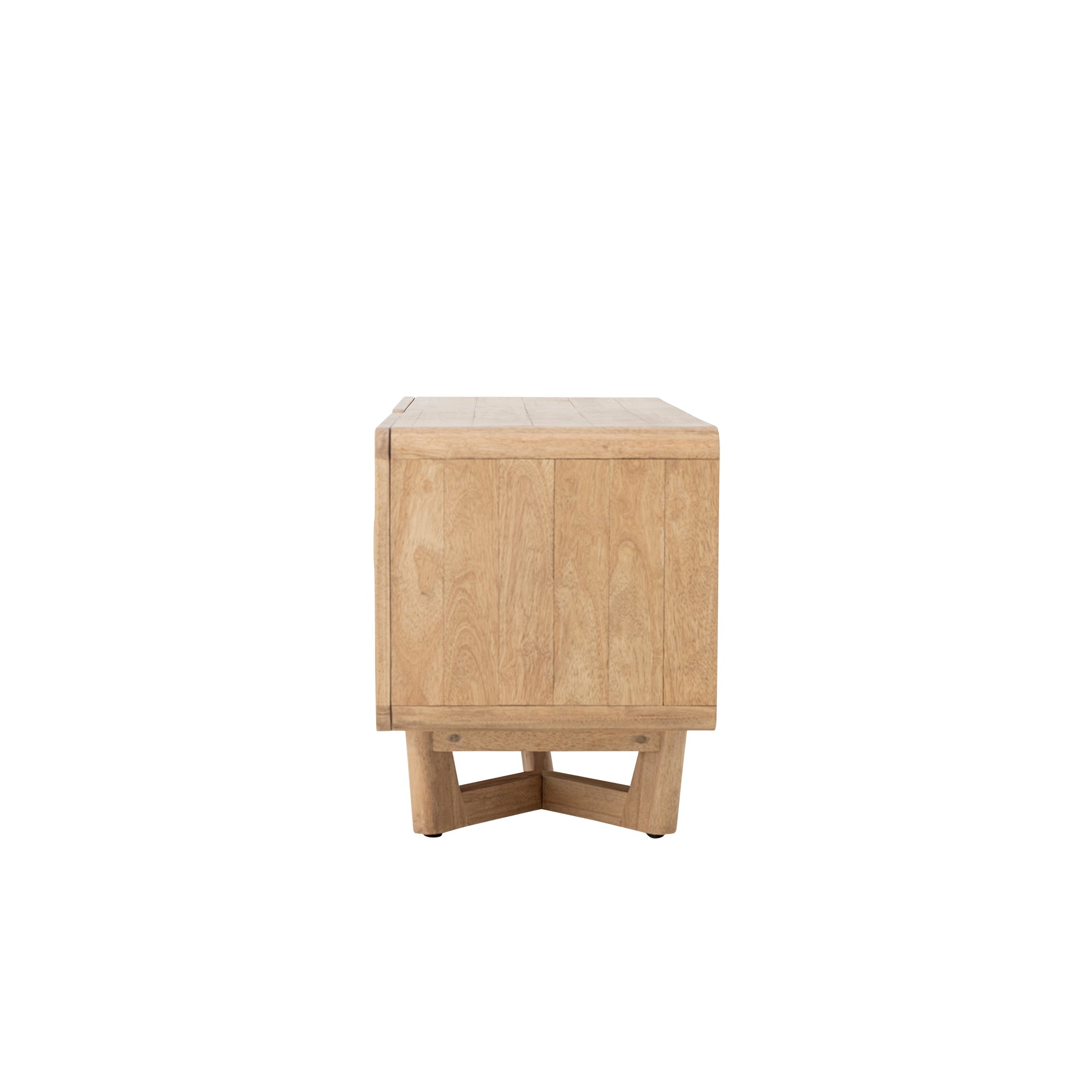 Serrone Cabinet - Natural Rubberwood