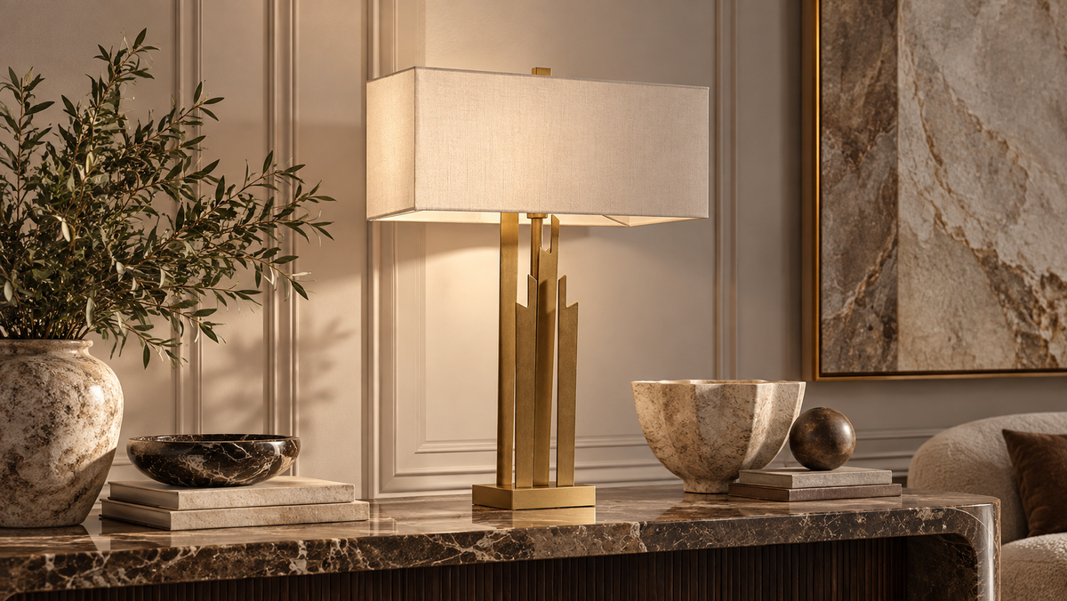 Stone, Marble and Aged Gold