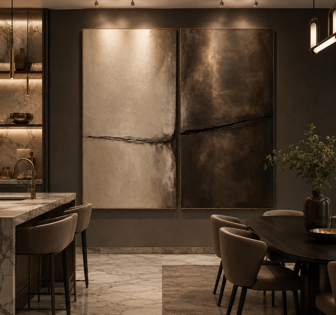 Conpanna Living — bespoke commissioned art, designed by Carina