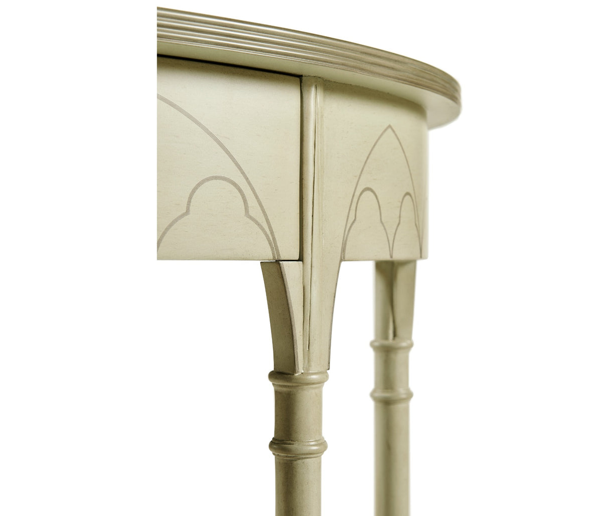 Streamer Gothic Painted Console Table