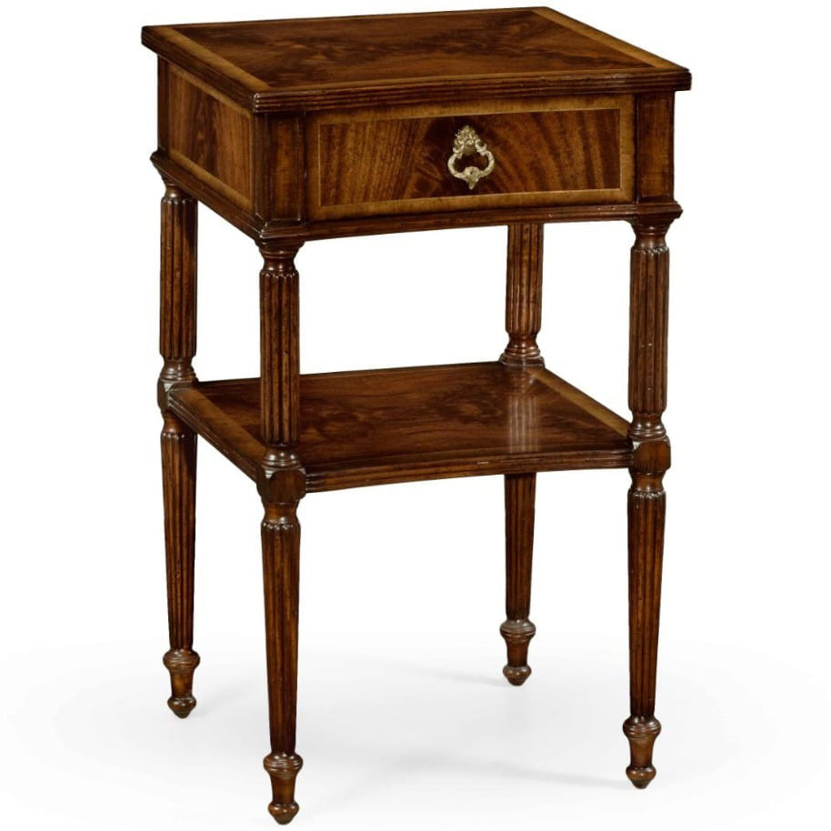 Regency Mahogany Bedside Table