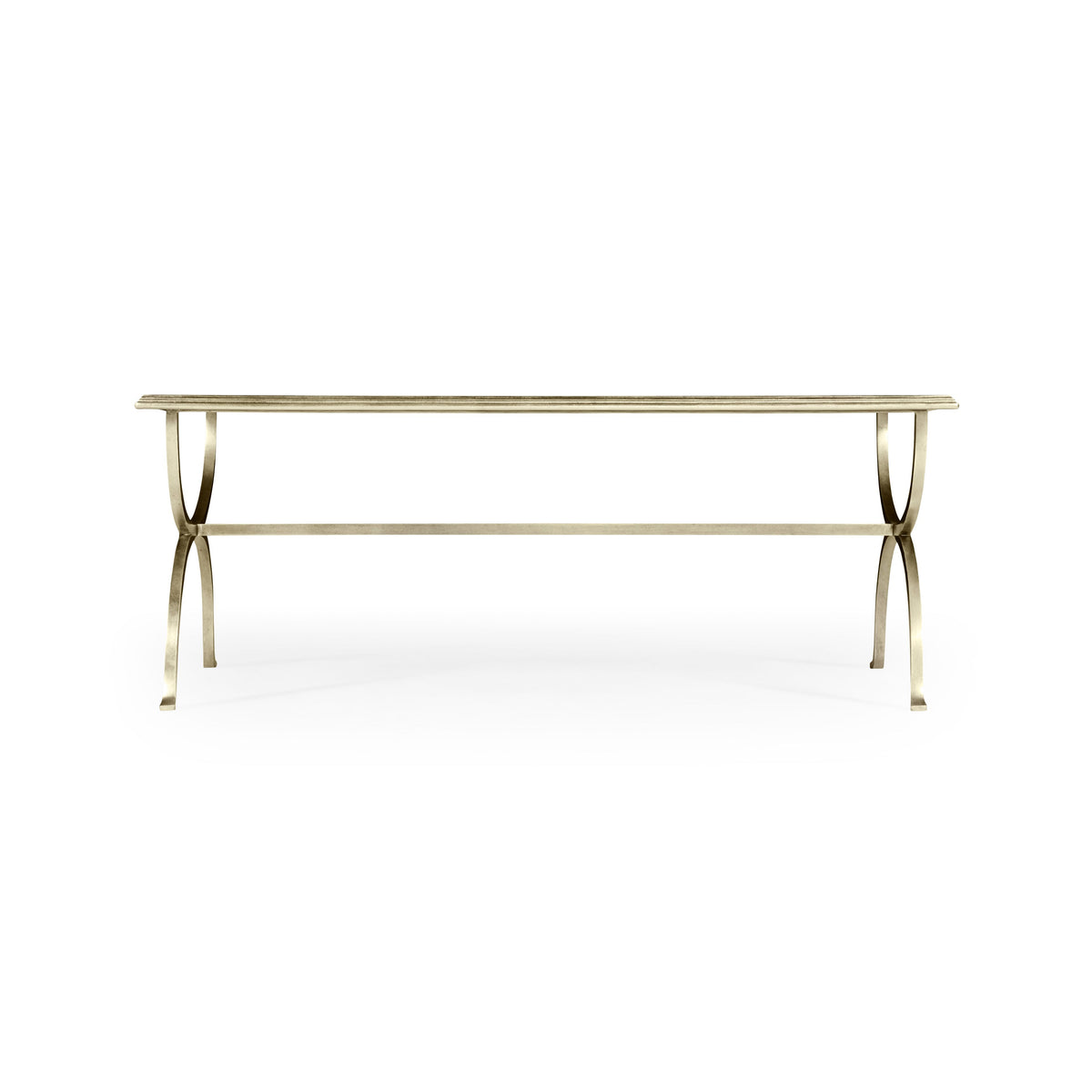 Hourglass Coffee Table – Silver Eglomise
