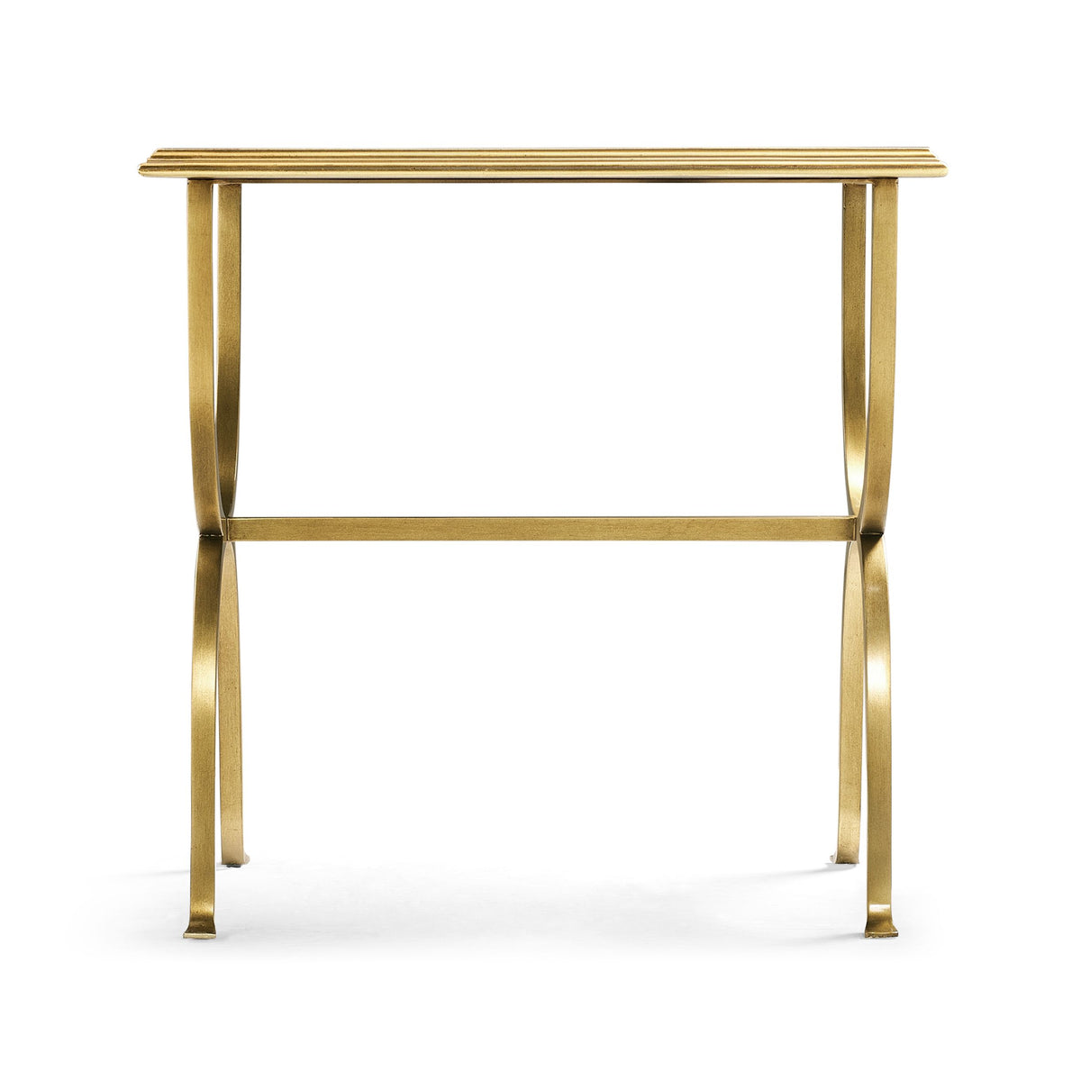 Horseshoe Side Table – Gilded