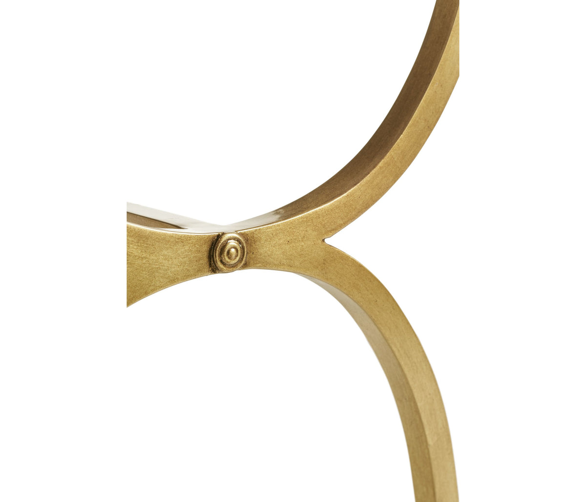 Horseshoe Side Table – Gilded