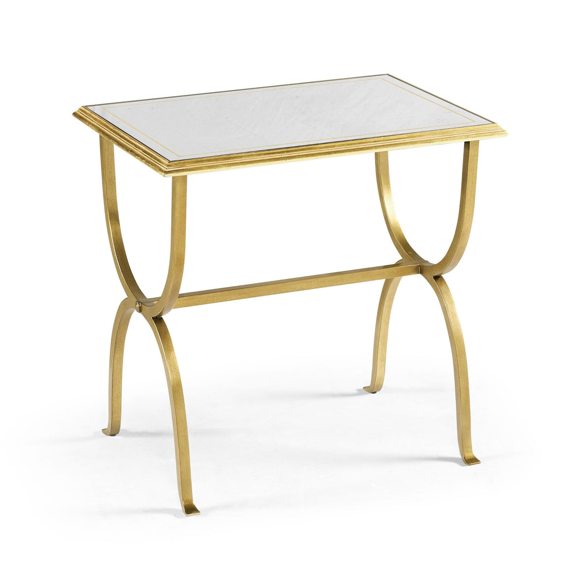 Horseshoe Side Table – Gilded