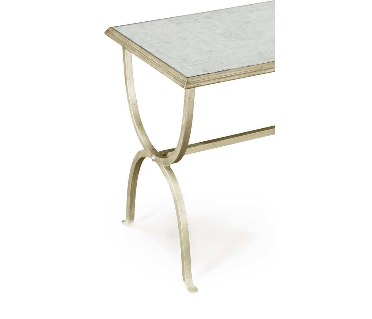 Horseshoe Side Table – Silver