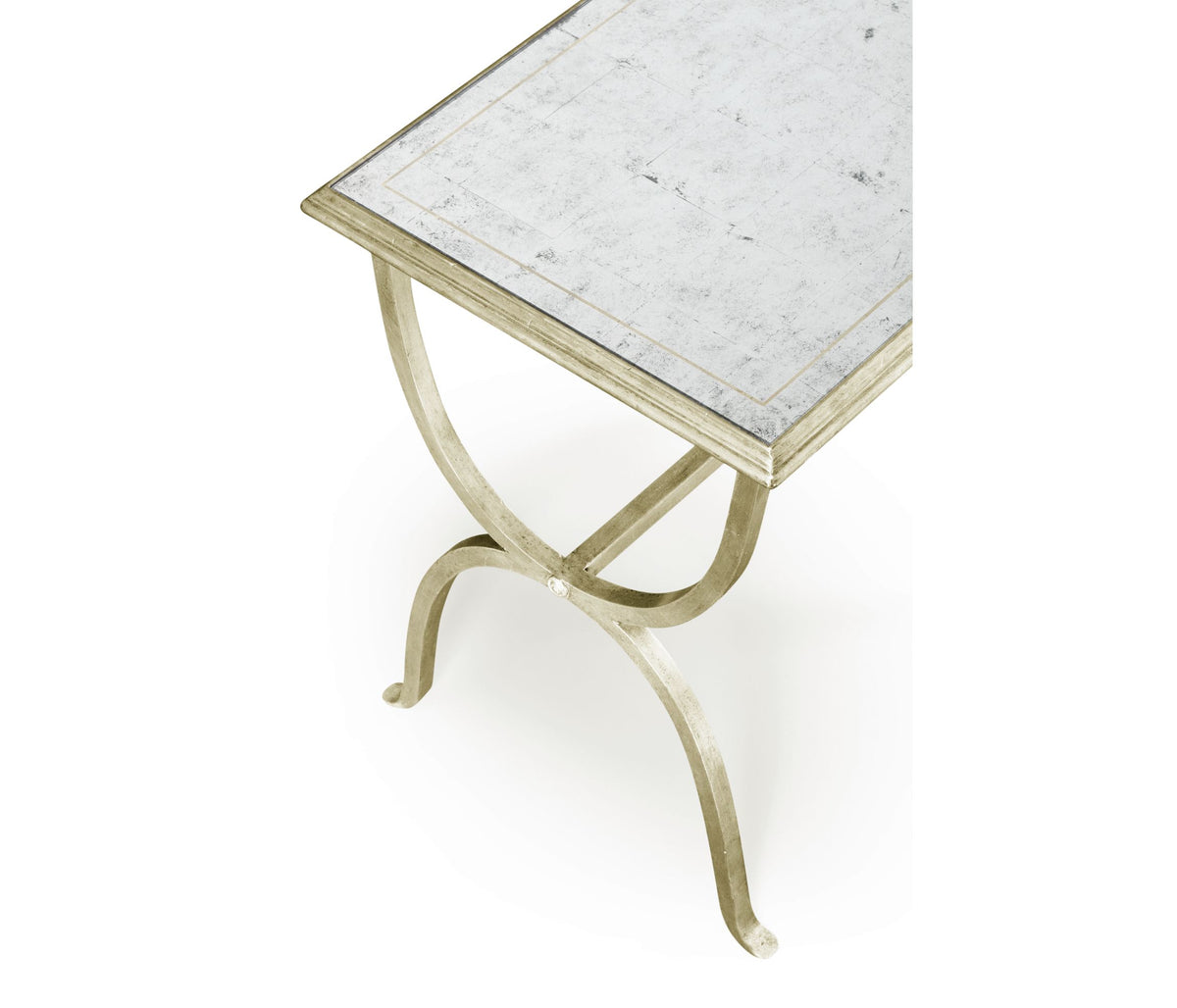 Horseshoe Side Table – Silver