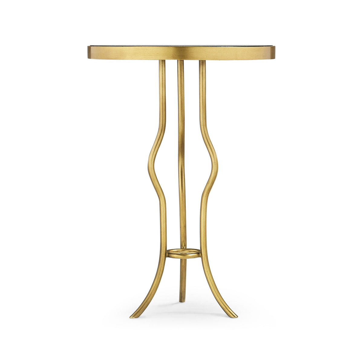 Round Accent Table Contemporary – Gilded