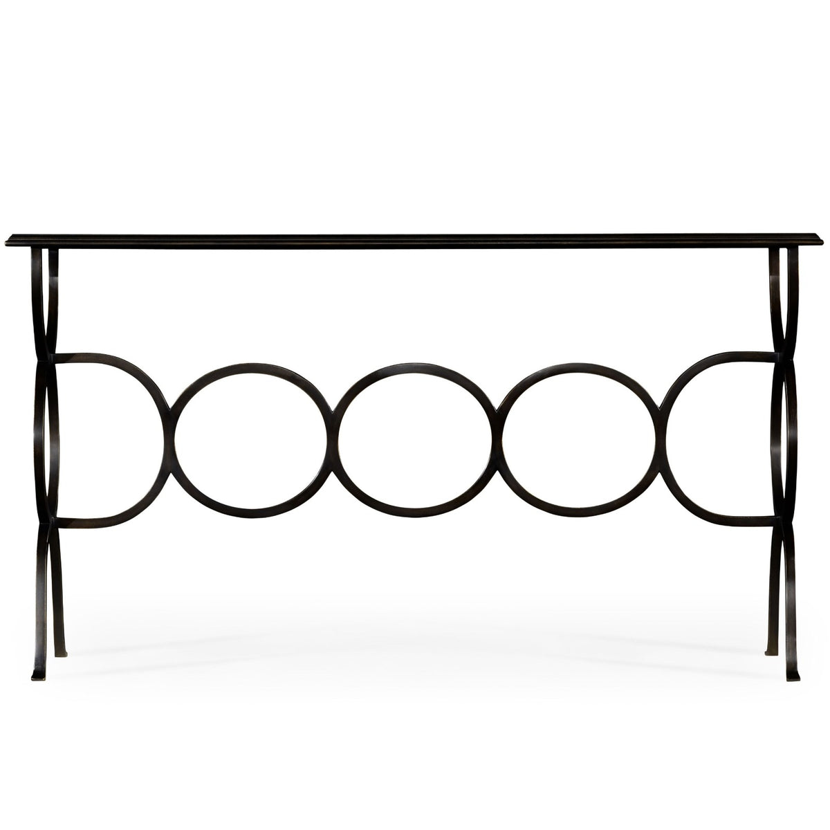 Circles Console Table – Bronze
