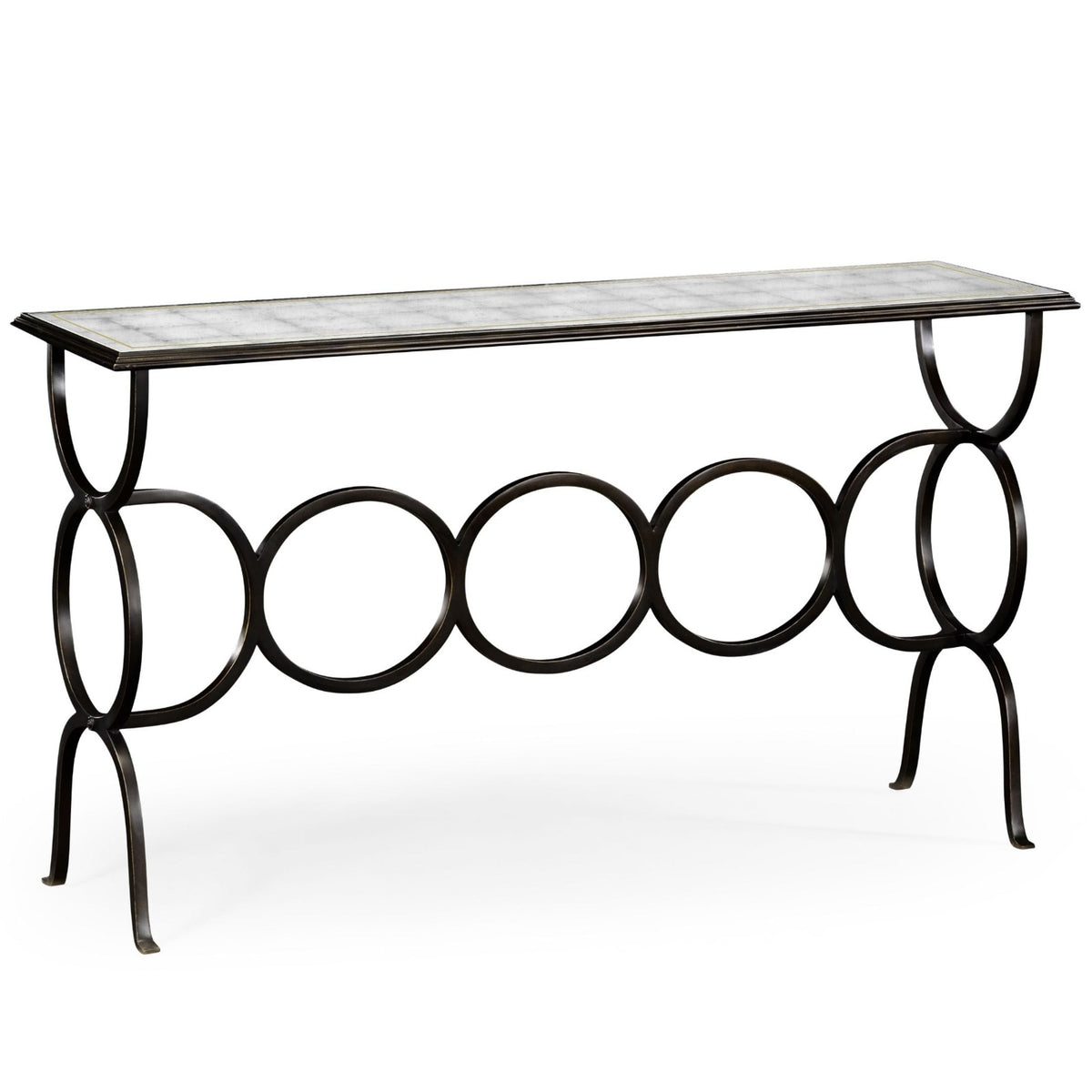 Circles Console Table – Bronze