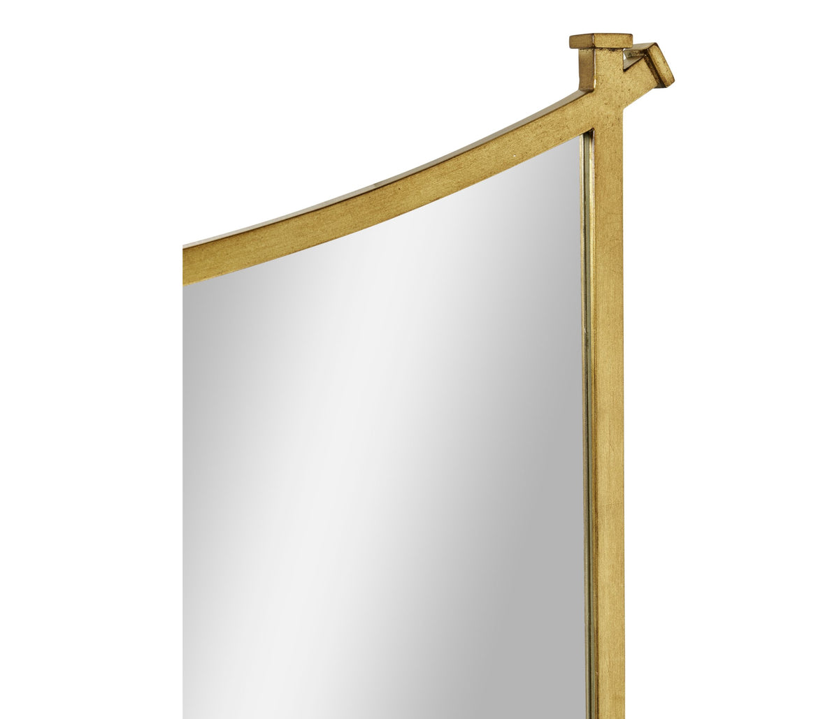 Luxe Inverted Arch Wall Mirror – Gilded Gold