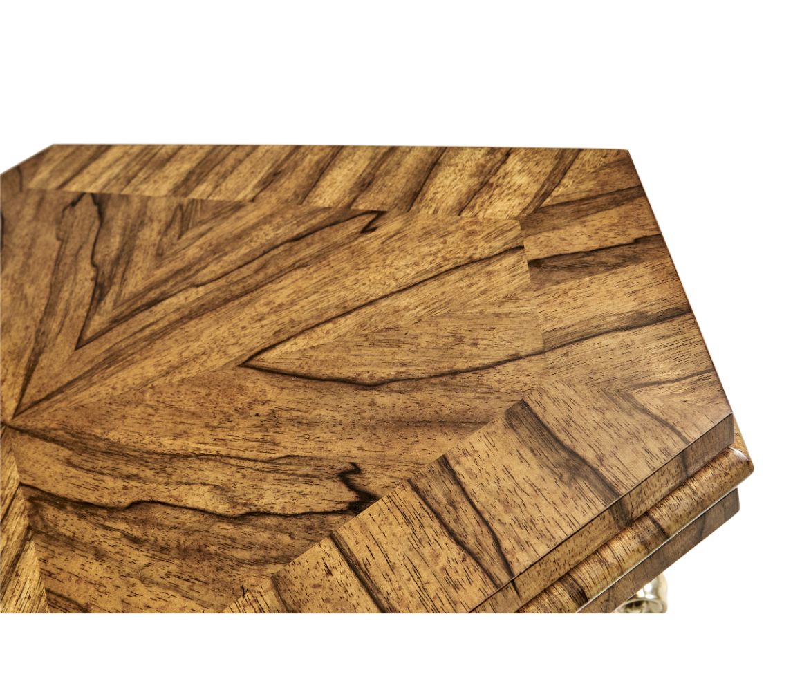 Triangular Side Table – Argentinian Walnut