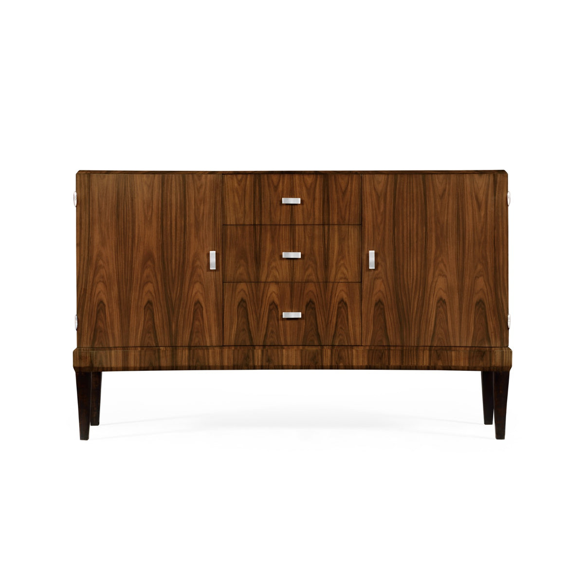 Art Deco High Lustre Curved Sideboard